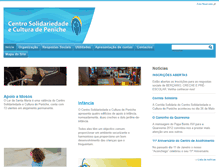 Tablet Screenshot of centrosolidariedadepeniche.com